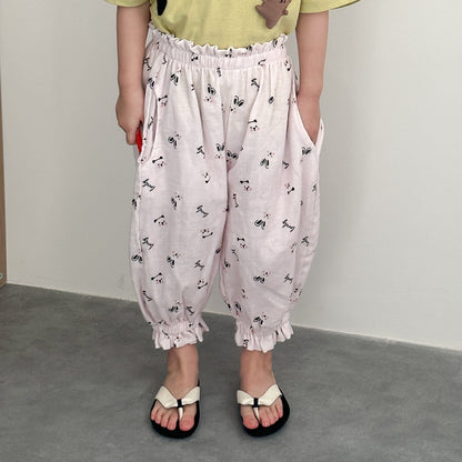 ロングパンツ・スウェットパンツ rabbits / 80cm プリント柄サマーイージーパンツ【mh0009825】