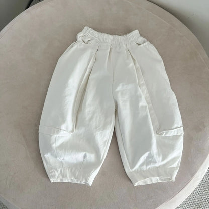 ロングパンツ・スウェットパンツ White / 18M (80) キッズパンツ ビッグポケットロングルーズパンツ【mh0008647】