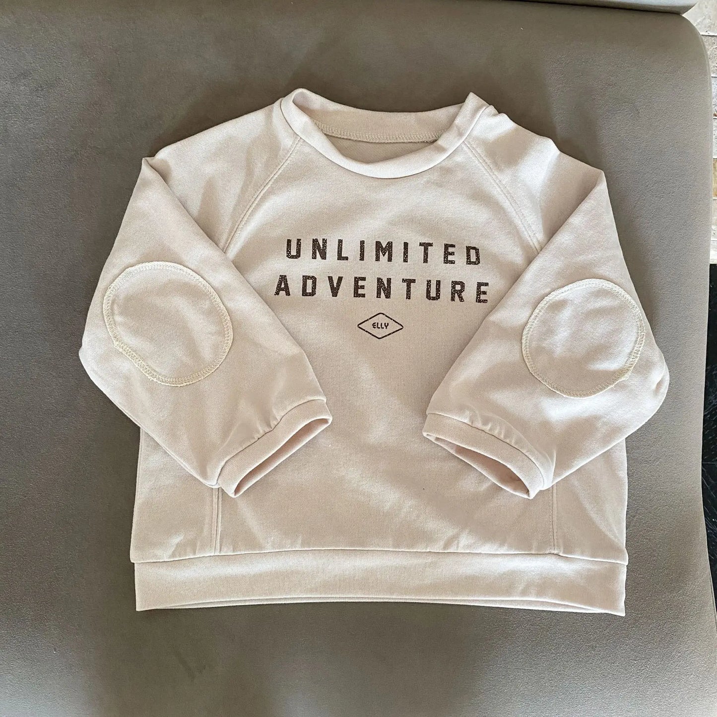 長袖Tシャツ キッズトップス レターロゴプリント長袖スウェットシャツ【mh0008061】