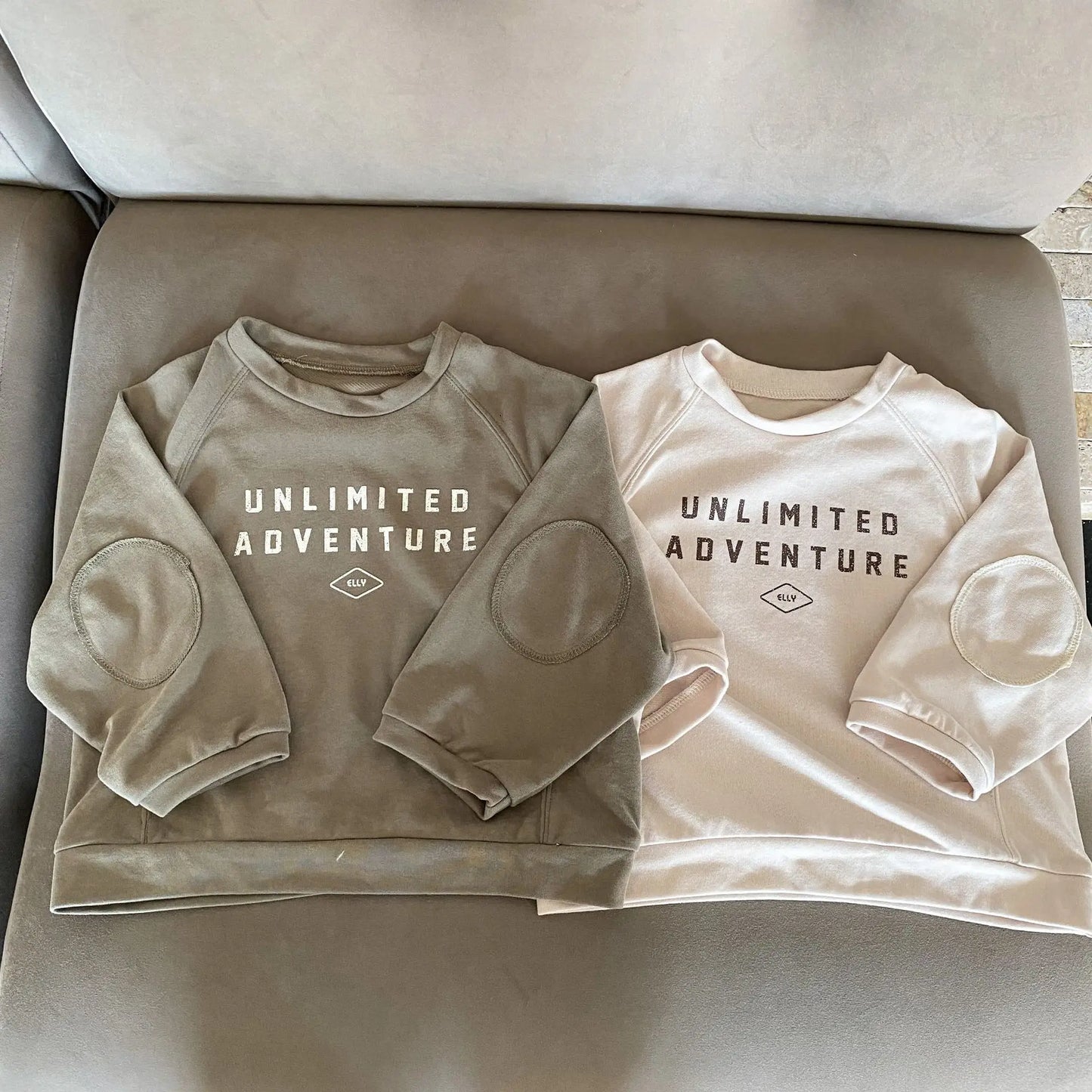 長袖Tシャツ キッズトップス レターロゴプリント長袖スウェットシャツ【mh0008061】