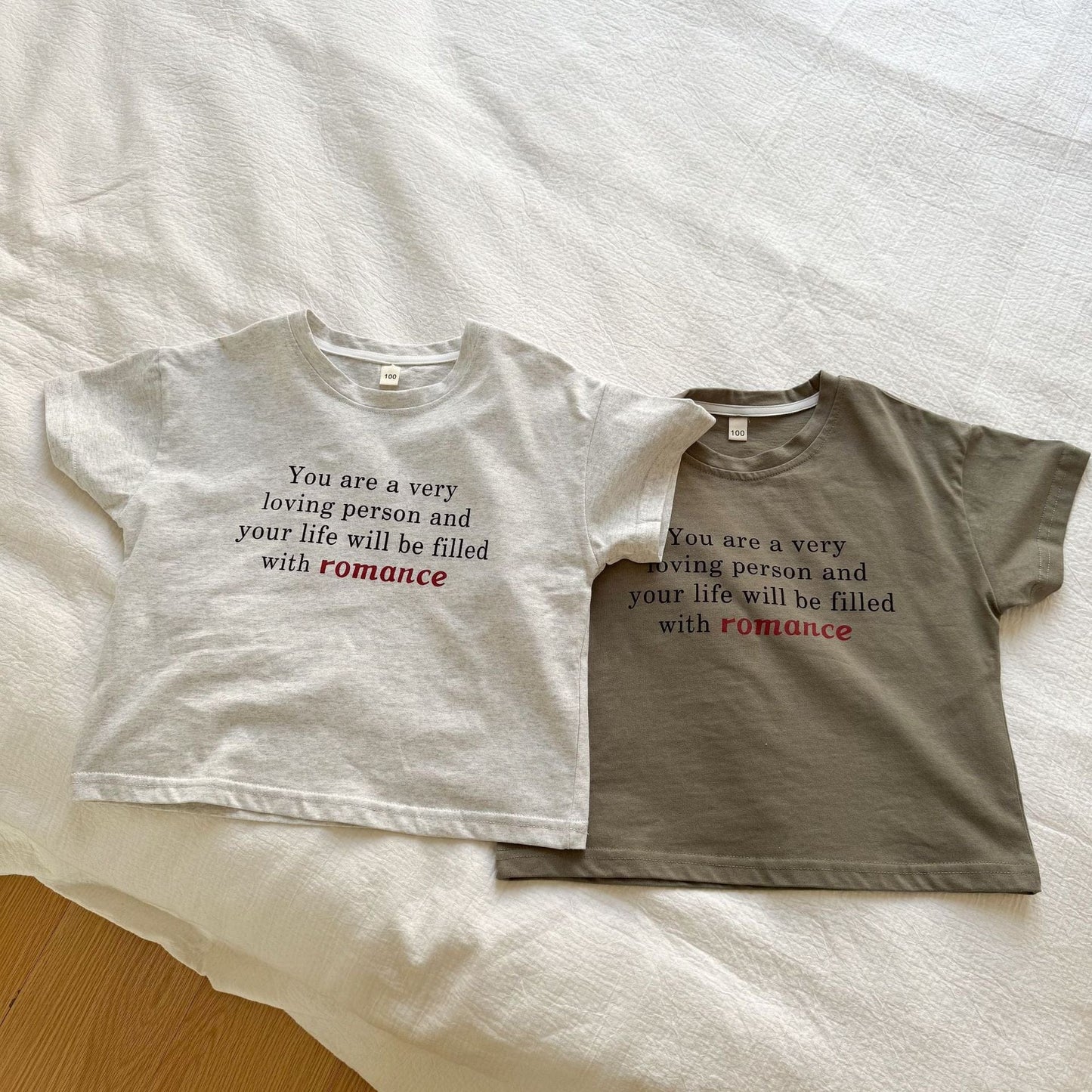 半袖Tシャツ レターロゴプリント半袖Tシャツ【mh0009832】