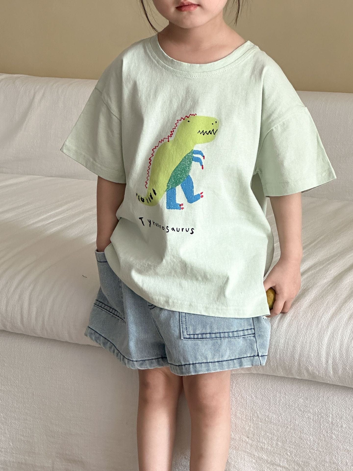 半袖Tシャツ 恐竜ダイナソープリント半袖Tシャツ【mh0010181】