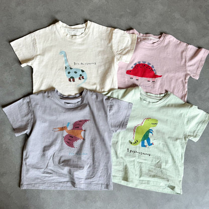 半袖Tシャツ 恐竜ダイナソープリント半袖Tシャツ【mh0010181】