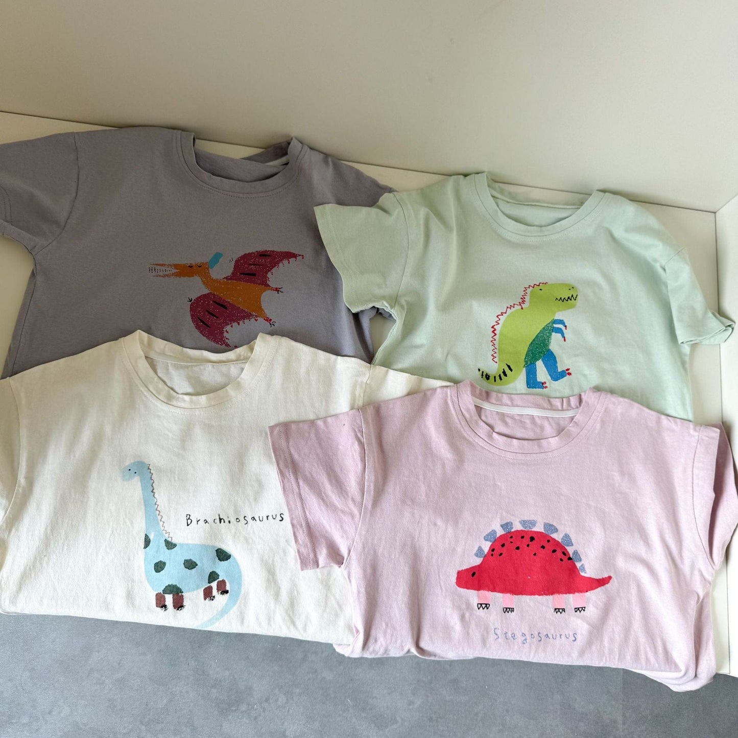 半袖Tシャツ 恐竜ダイナソープリント半袖Tシャツ【mh0010181】