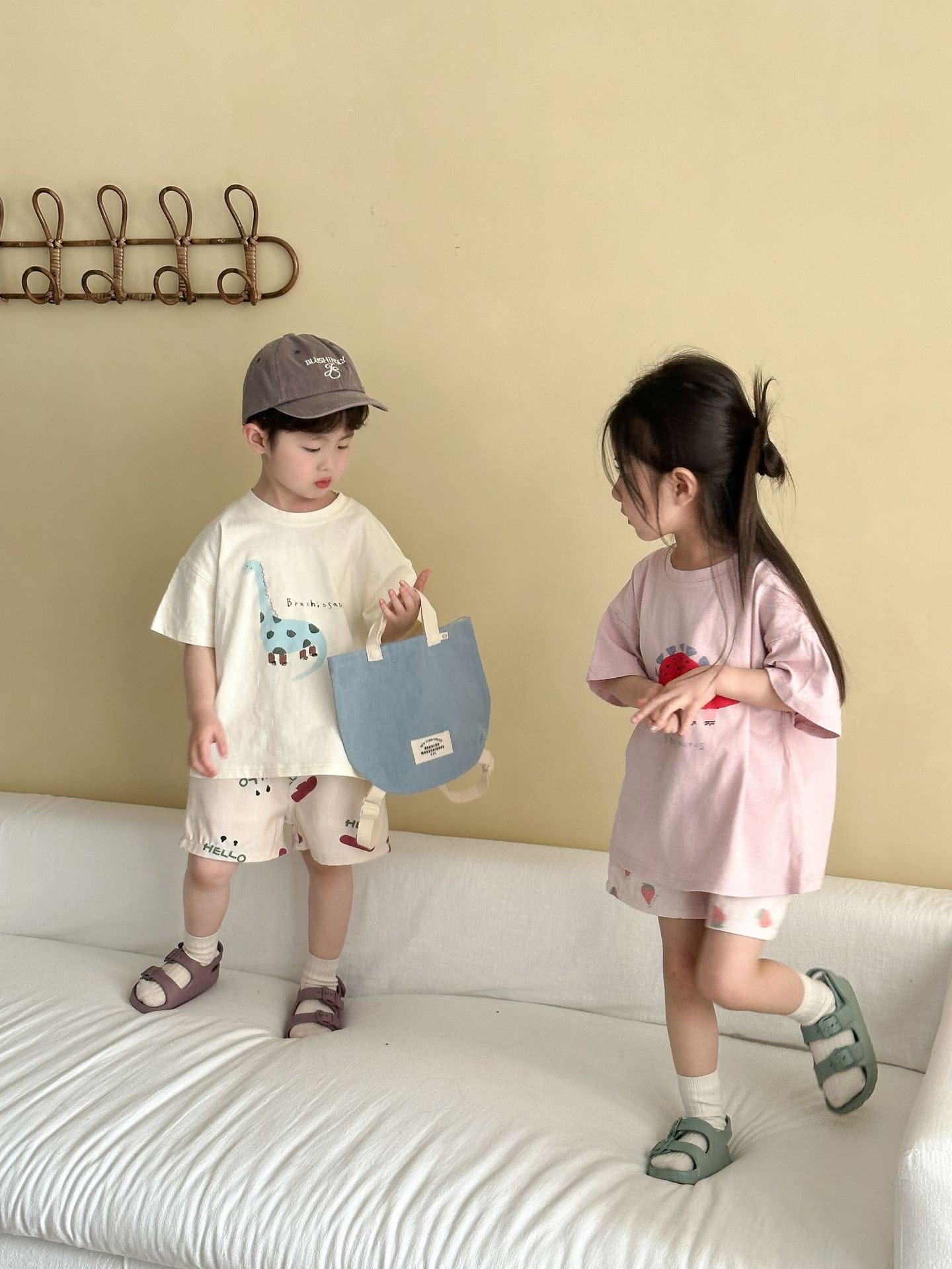 半袖Tシャツ 恐竜ダイナソープリント半袖Tシャツ【mh0010181】