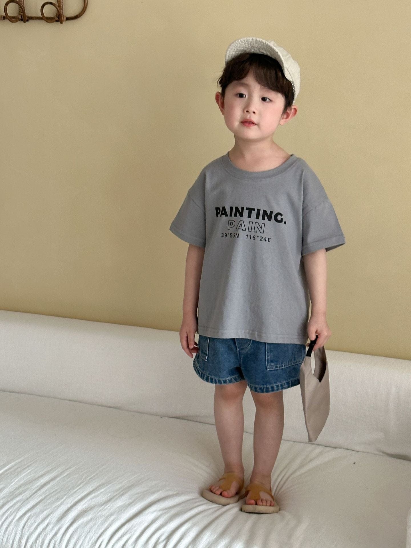 半袖Tシャツ プリントレターロゴ半袖Tシャツ【mh0010190】