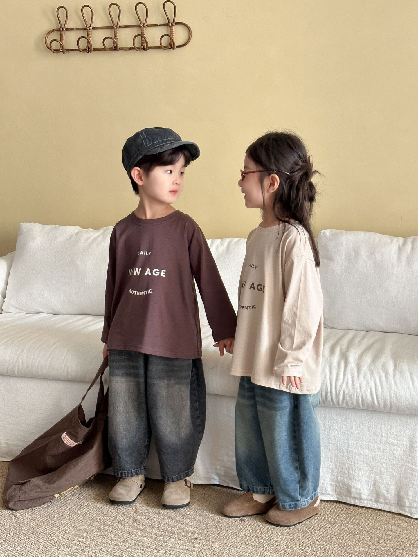 長袖Tシャツ ロゴプリント長袖Tシャツ【mh0010488】