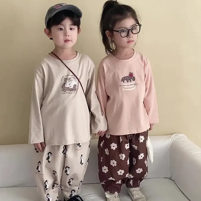 長袖Tシャツ ケーキ/ソファーベアくま刺繍長袖Tシャツ【mh0011245】