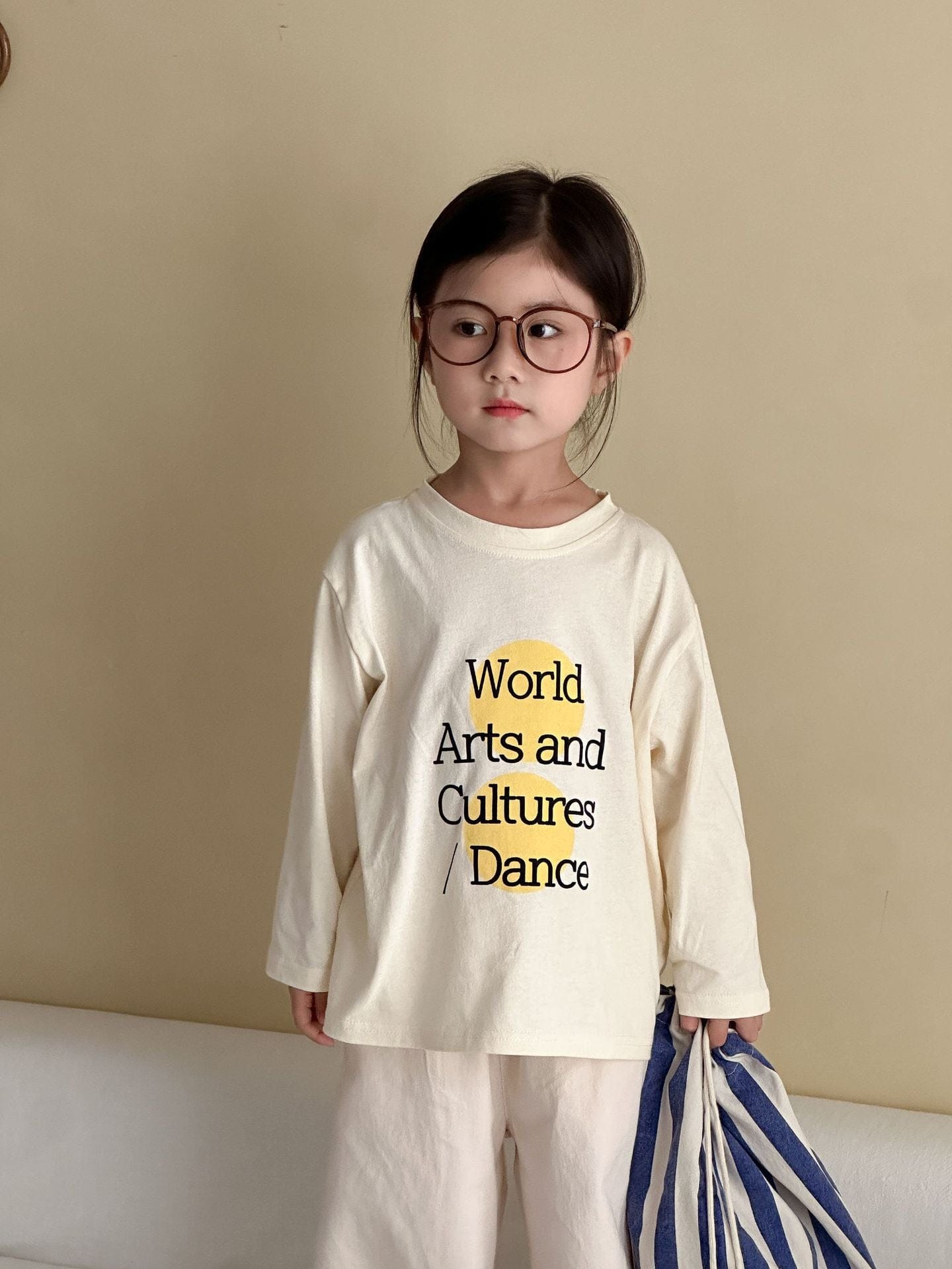 長袖Tシャツ ビッグサークルロゴプリント長袖Tシャツ【mh0011247】