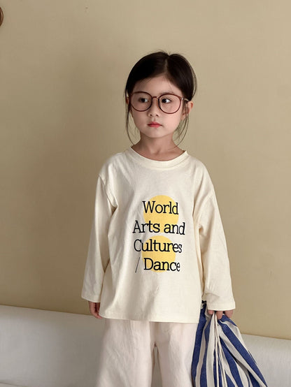 長袖Tシャツ ビッグサークルロゴプリント長袖Tシャツ【mh0011247】