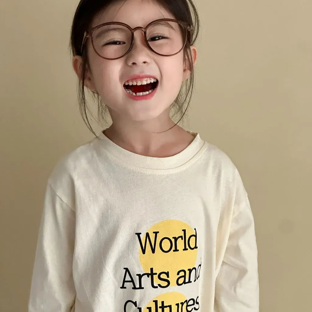 長袖Tシャツ ビッグサークルロゴプリント長袖Tシャツ【mh0011247】