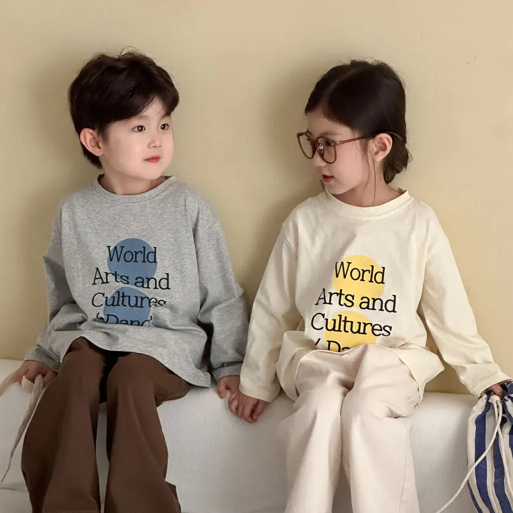 長袖Tシャツ ビッグサークルロゴプリント長袖Tシャツ【mh0011247】