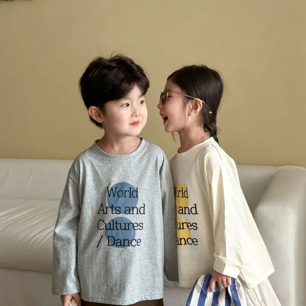 長袖Tシャツ ビッグサークルロゴプリント長袖Tシャツ【mh0011247】