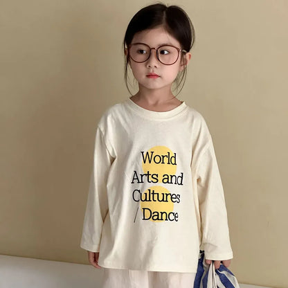 長袖Tシャツ ビッグサークルロゴプリント長袖Tシャツ【mh0011247】