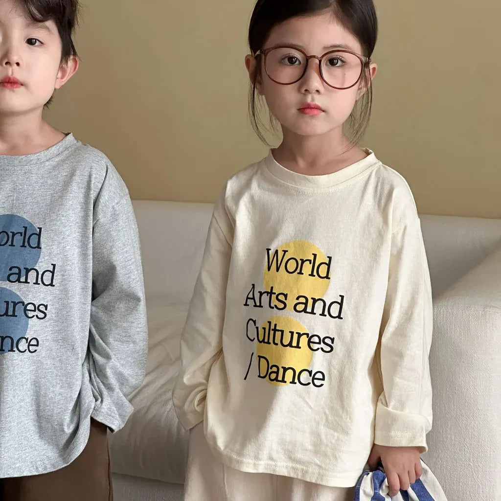 長袖Tシャツ ビッグサークルロゴプリント長袖Tシャツ【mh0011247】