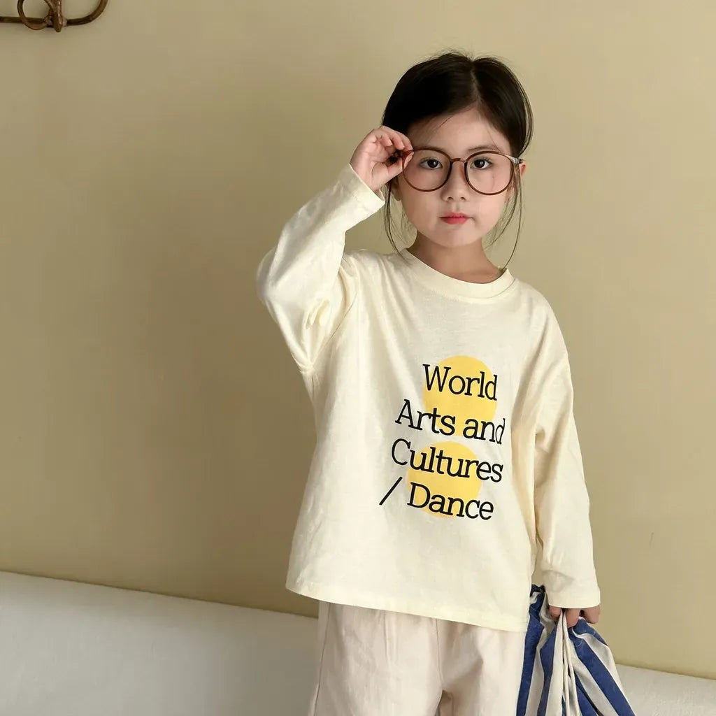 長袖Tシャツ ビッグサークルロゴプリント長袖Tシャツ【mh0011247】