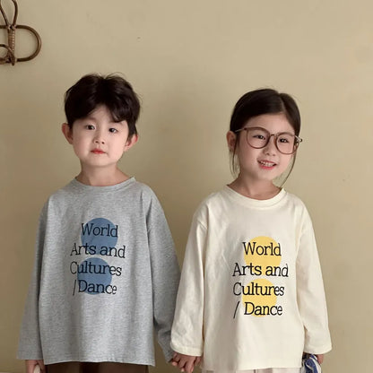 長袖Tシャツ ビッグサークルロゴプリント長袖Tシャツ【mh0011247】