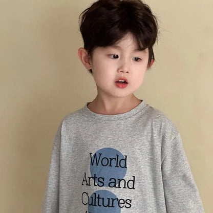 長袖Tシャツ ビッグサークルロゴプリント長袖Tシャツ【mh0011247】