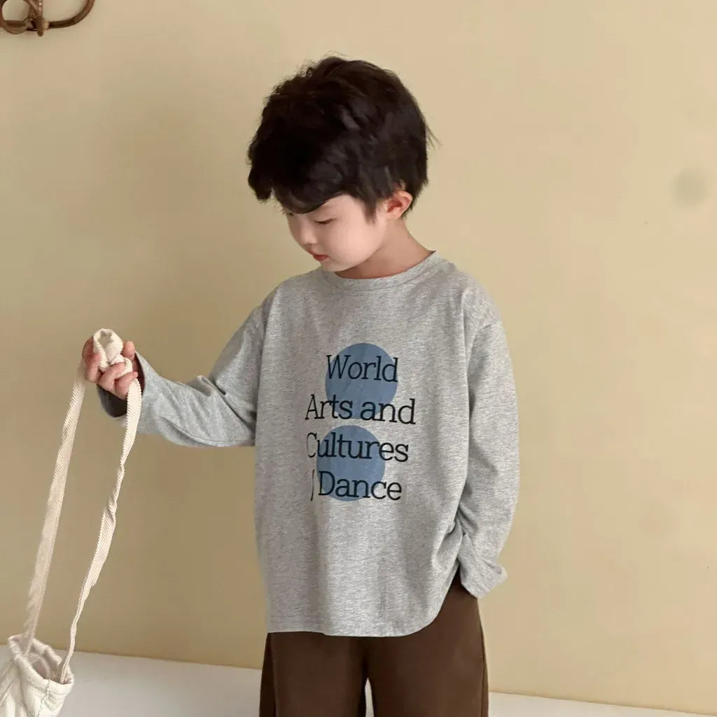 長袖Tシャツ ビッグサークルロゴプリント長袖Tシャツ【mh0011247】