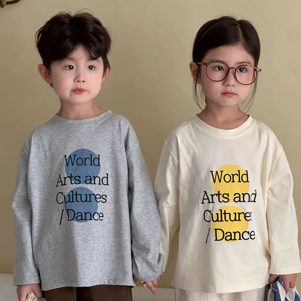 長袖Tシャツ ビッグサークルロゴプリント長袖Tシャツ【mh0011247】