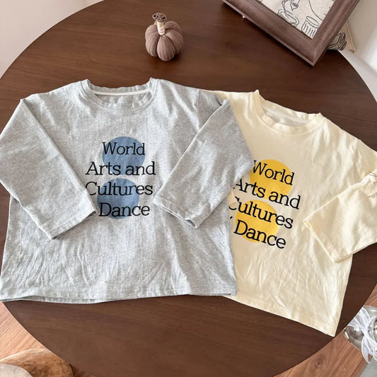 長袖Tシャツ ビッグサークルロゴプリント長袖Tシャツ【mh0011247】