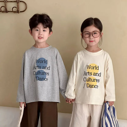 長袖Tシャツ ビッグサークルロゴプリント長袖Tシャツ【mh0011247】