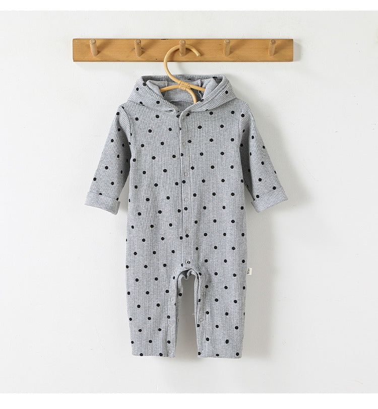 Rabbit Ear Hooded Cotton Romper ウサギ耳 フード付 ロンパース【mh0012322】 Beitaoya