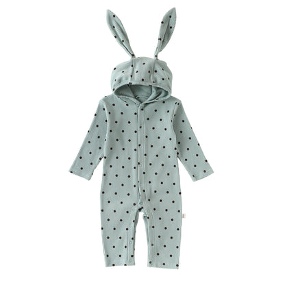 Rabbit Ear Hooded Cotton Romper ウサギ耳 フード付 ロンパース【mh0012322】 Beitaoya