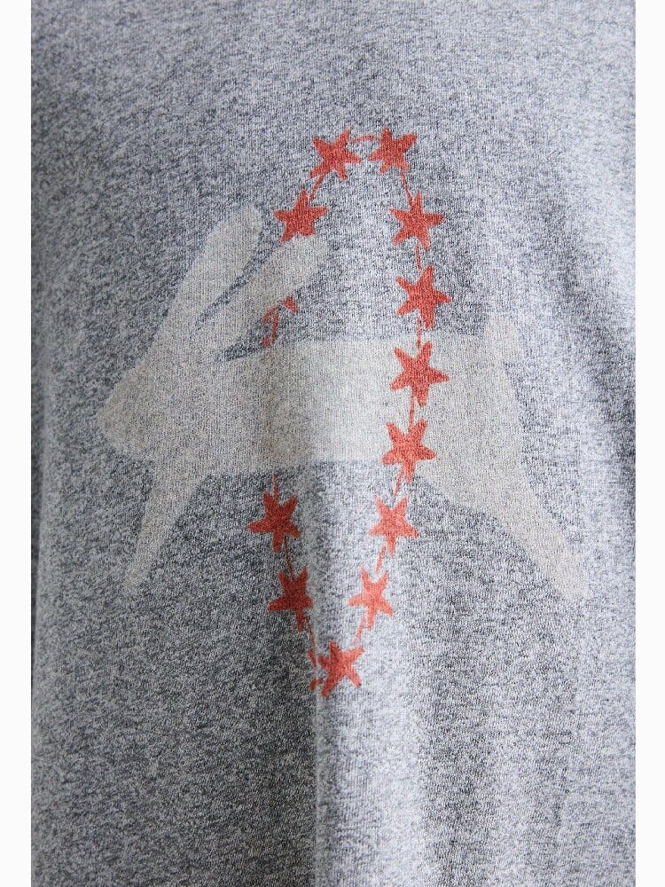 Rabbit Print A-line T-shirt Dress Aライン 半袖ワンピース【mh0013189】 yunerma 半袖ワンピース