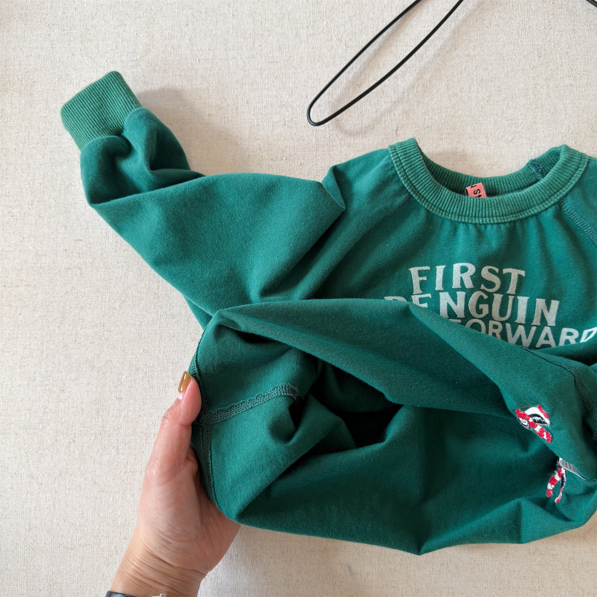 Raglan Printed Sweatshirt ラグラン プリント スウェットシャツ【mh0012439】 ADbaby 長袖Tシャツ
