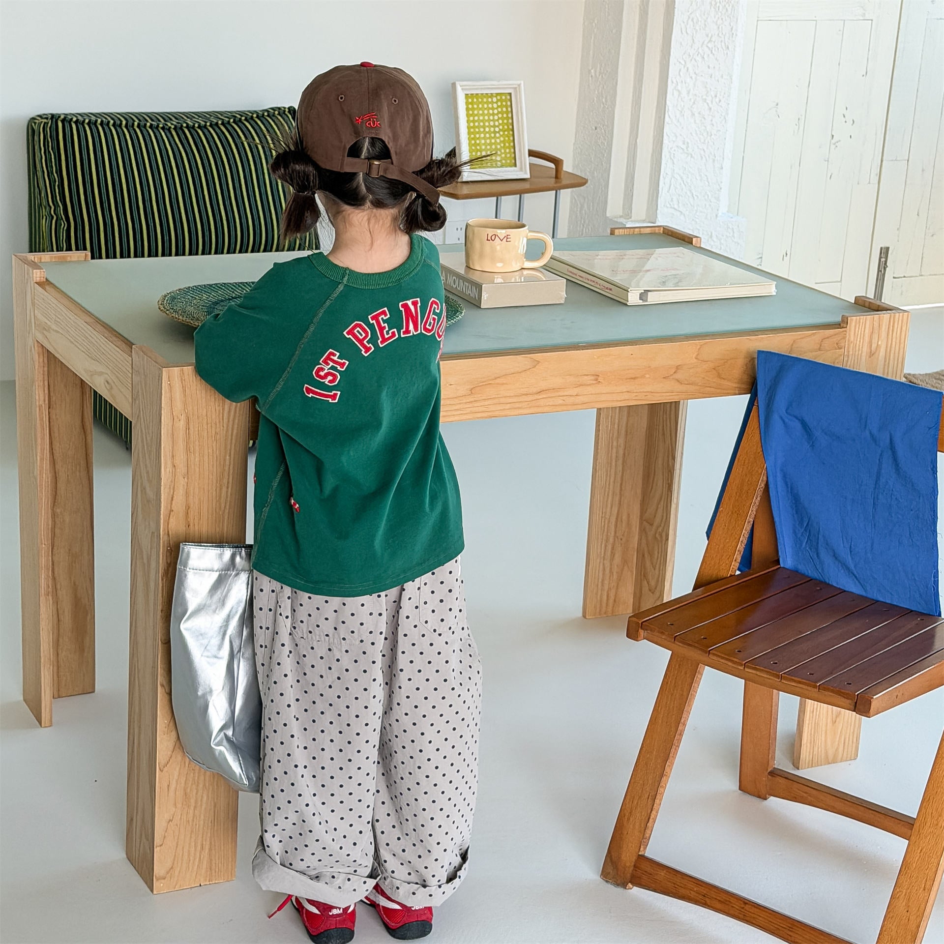 Raglan Printed Sweatshirt ラグラン プリント スウェットシャツ【mh0012439】 ADbaby 長袖Tシャツ