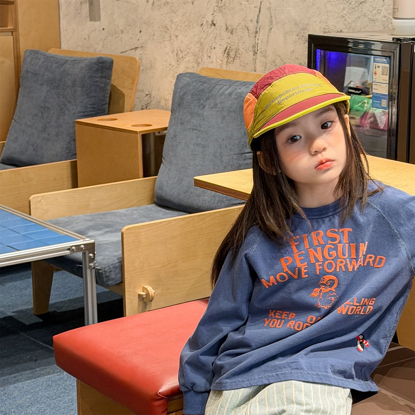 Raglan Printed Sweatshirt ラグラン プリント スウェットシャツ【mh0012439】 ADbaby 長袖Tシャツ