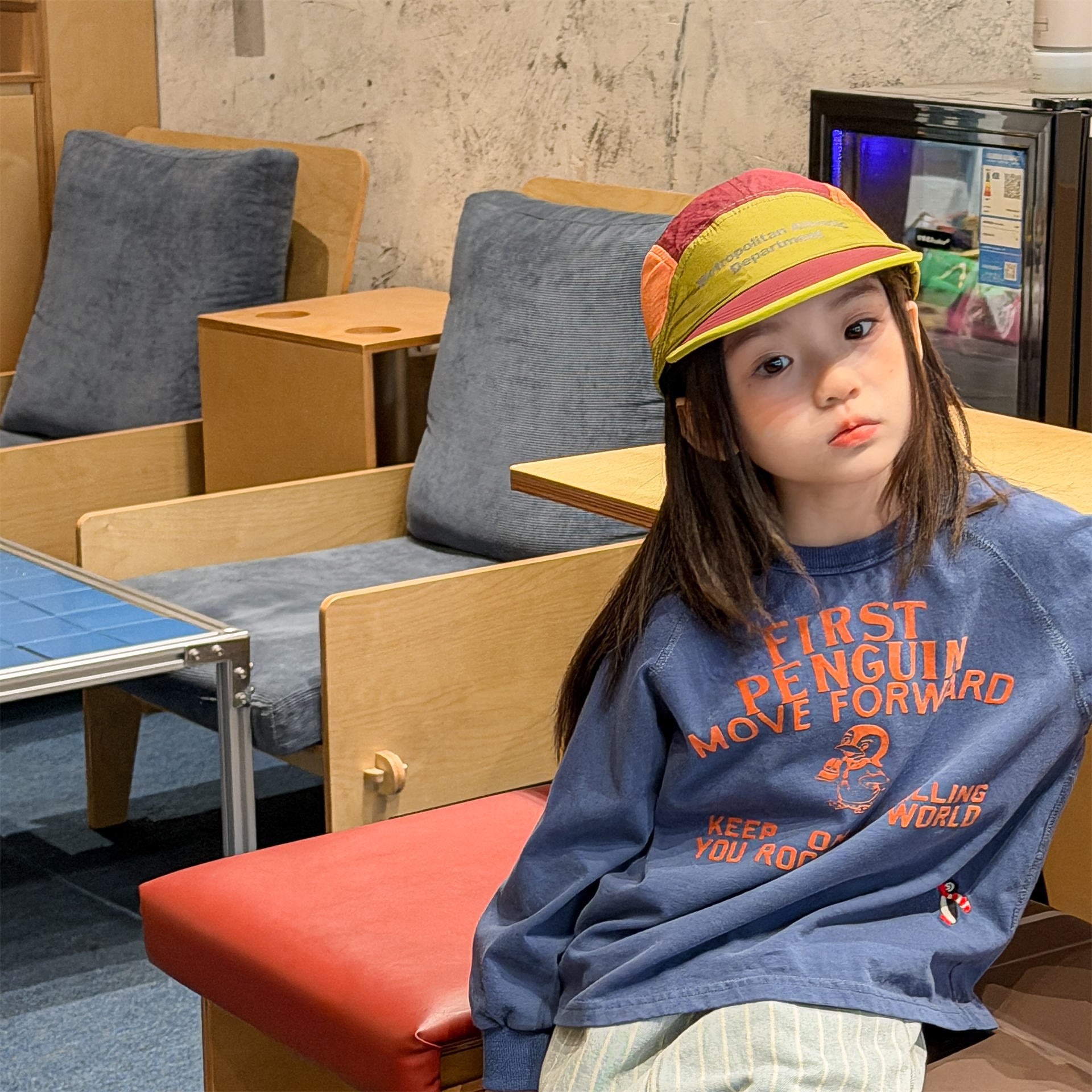 Raglan Printed Sweatshirt ラグラン プリント スウェットシャツ【mh0012439】 ADbaby 長袖Tシャツ