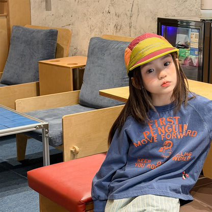 Raglan Printed Sweatshirt ラグラン プリント スウェットシャツ【mh0012439】 ADbaby 長袖Tシャツ