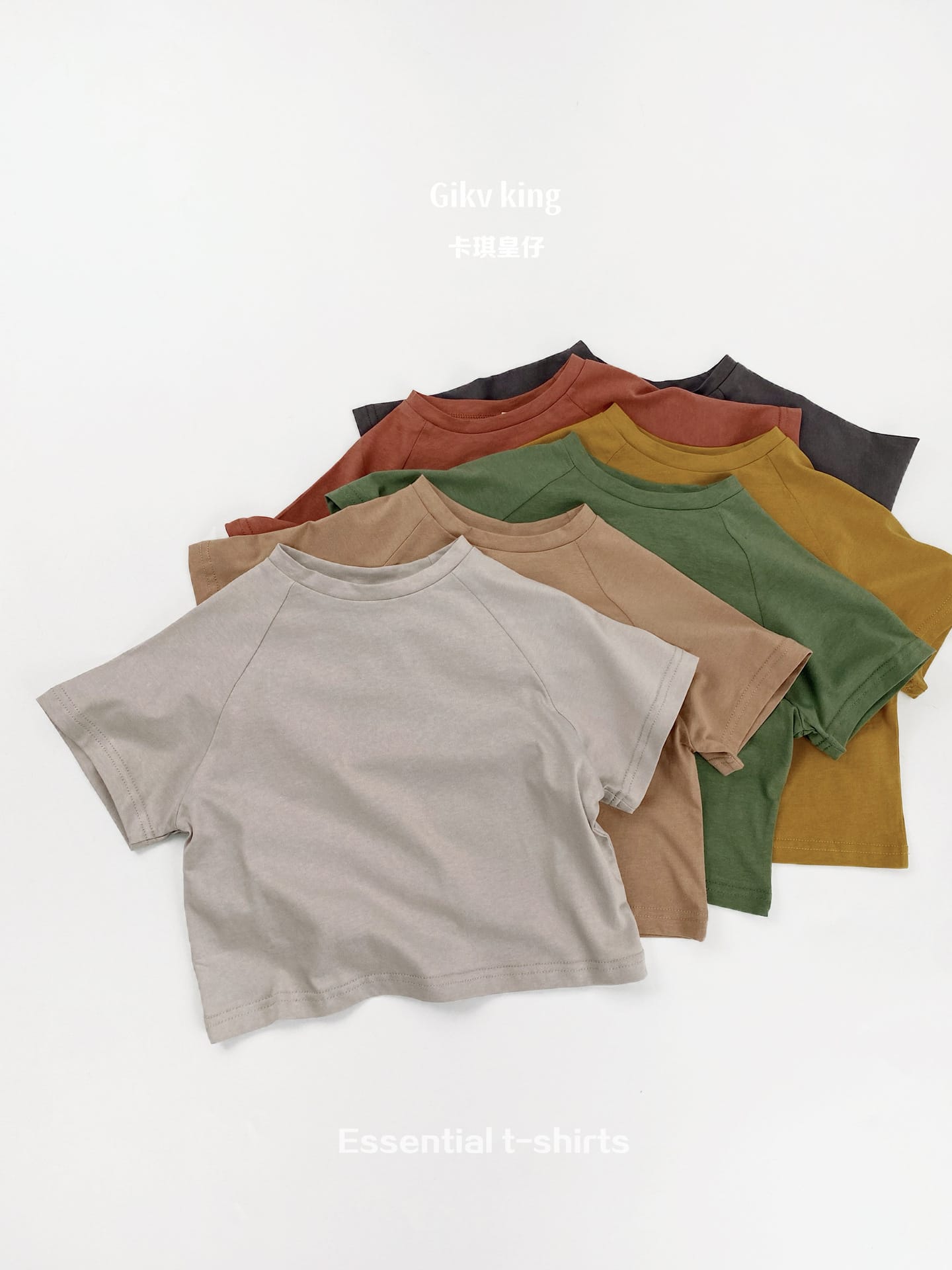 Raglan Sleeve Bamboo Cotton Top クルーネック 無地 半袖Tシャツ【mh0012826】 mamahalo shop 半袖Tシャツ