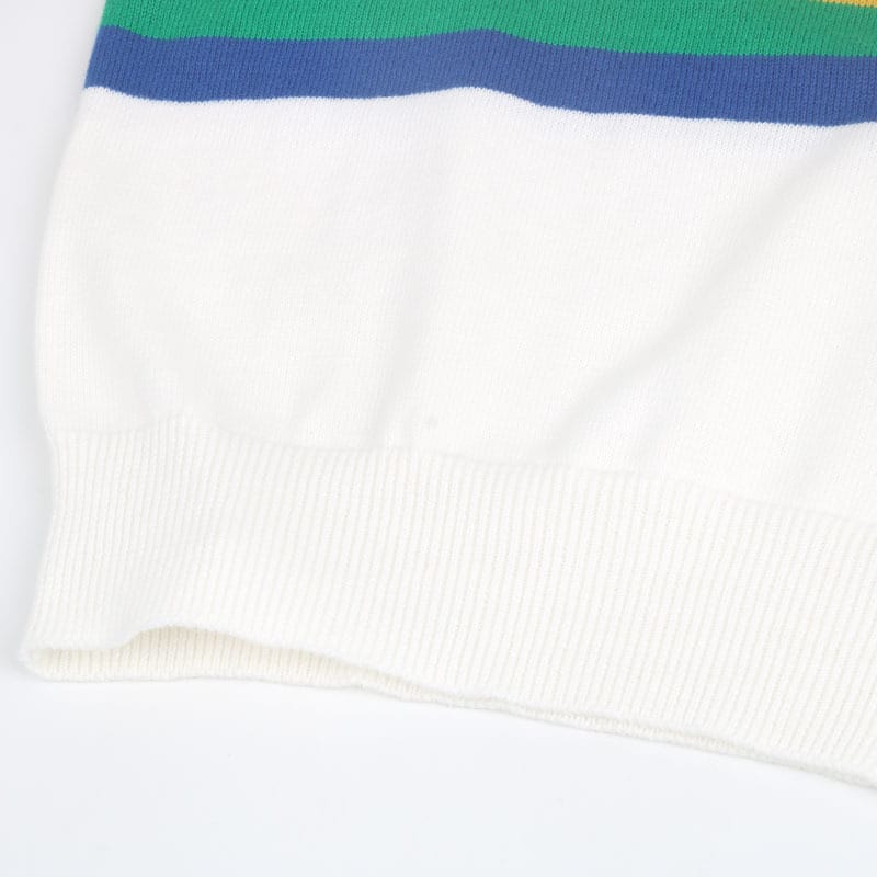 Rainbow Border Knit Sweater レインボー ボーダー ニット セーター【mh0000266】 mamahalo kids ニット・セーター
