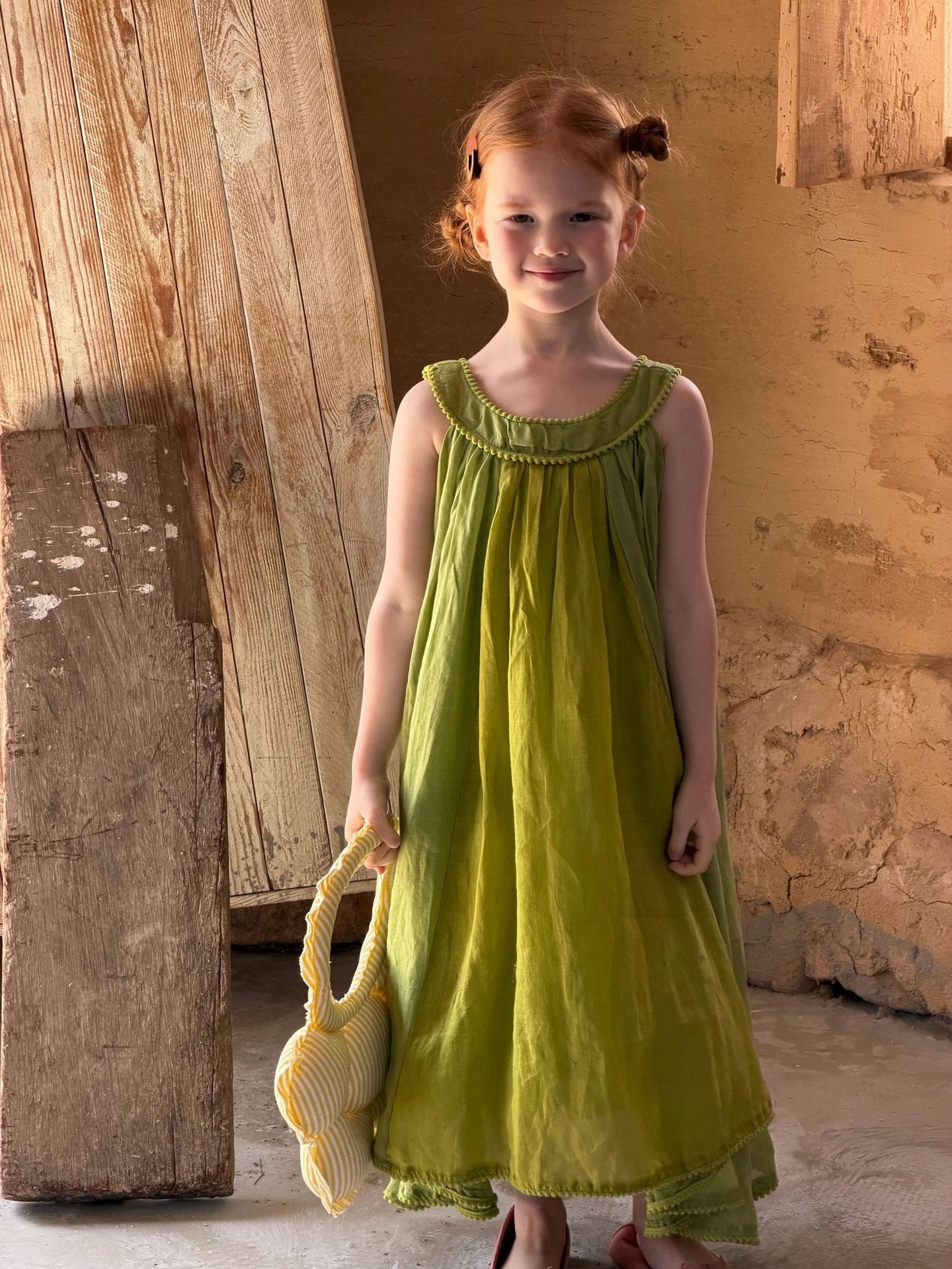 Ramie Sleeveless Dress ピコレース ノースリーブワンピース【mh0013056】 Jianzidan ノースリーブワンピース