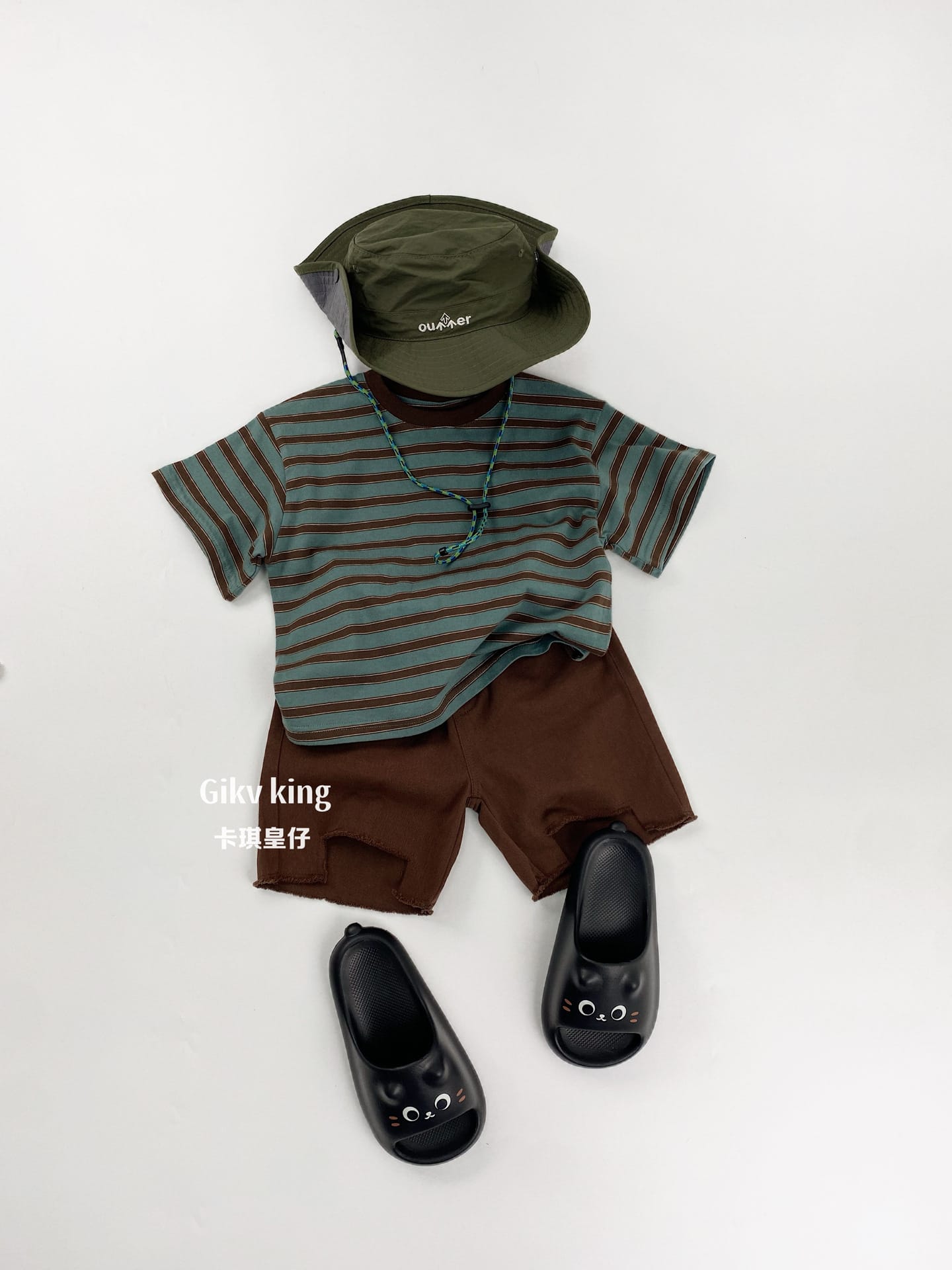Raw Edge Cotton Loose Shorts カットオフ コットン ハーフパンツ【mh0012835】 Gikv king ハーフパンツ・ショートパンツ