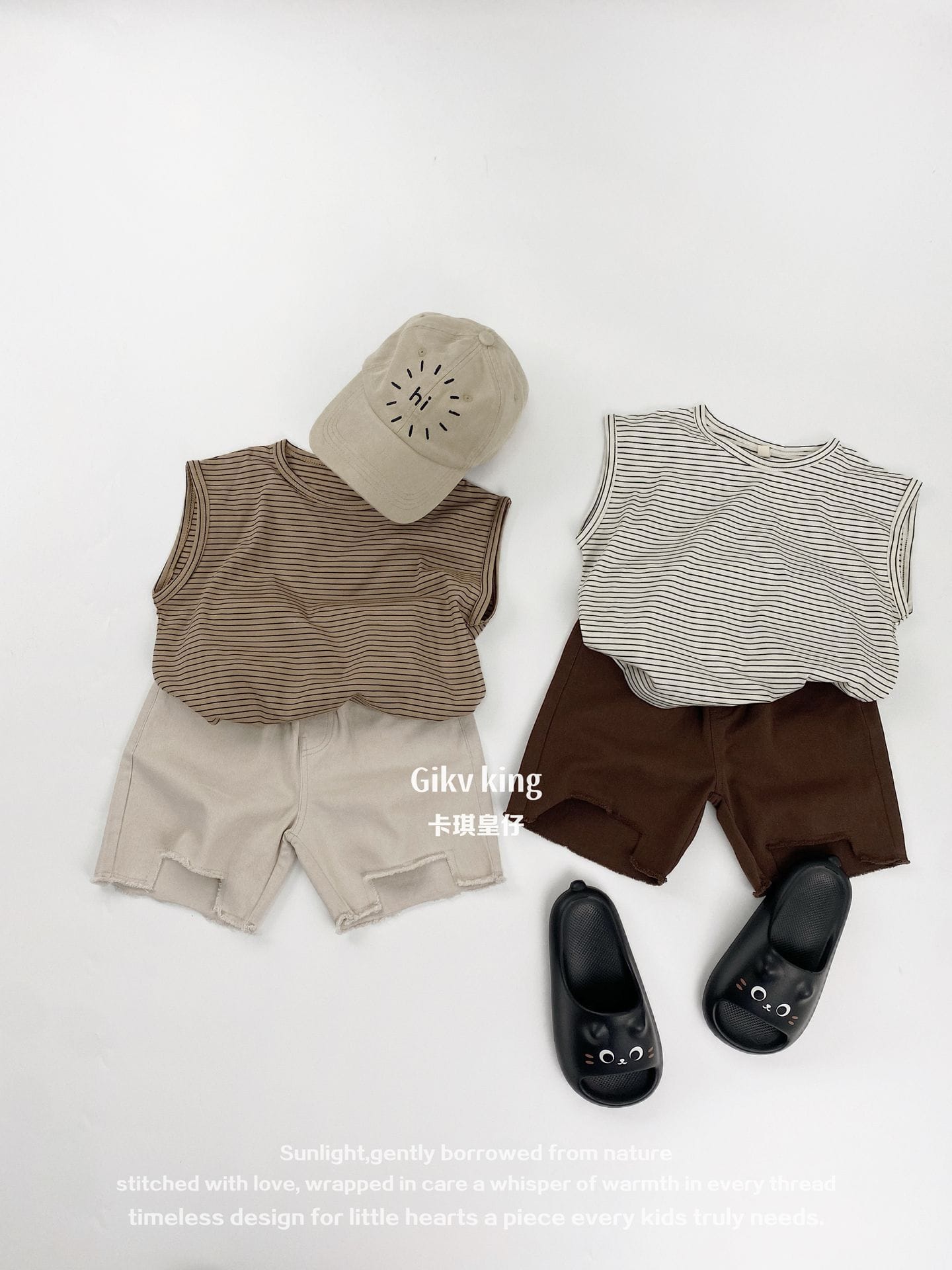 Raw Edge Cotton Loose Shorts カットオフ コットン ハーフパンツ【mh0012835】 Gikv king ハーフパンツ・ショートパンツ