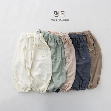 Relaxed Pocket Joggers ニュアンスカラー ロングパンツ【mh0013616】 명옥 muziyouyou ロングパンツ・スウェットパンツ