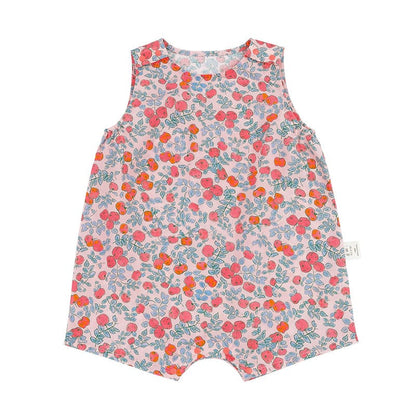Resort Sleeveless Jumpsuit ノースリーブジャンプスーツ【mh0013090】 Pink / 66cm RICE & SKY ノースリーブジャンプスーツ