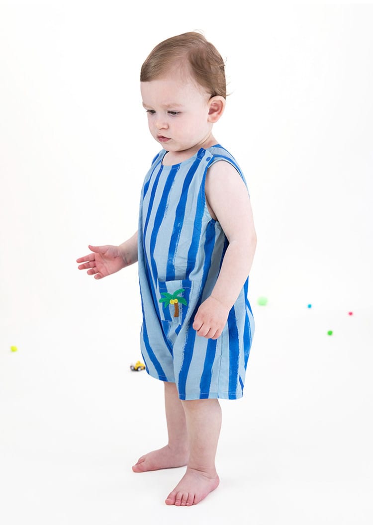Resort Sleeveless Jumpsuit ノースリーブジャンプスーツ【mh0013090】 RICE & SKY ノースリーブジャンプスーツ