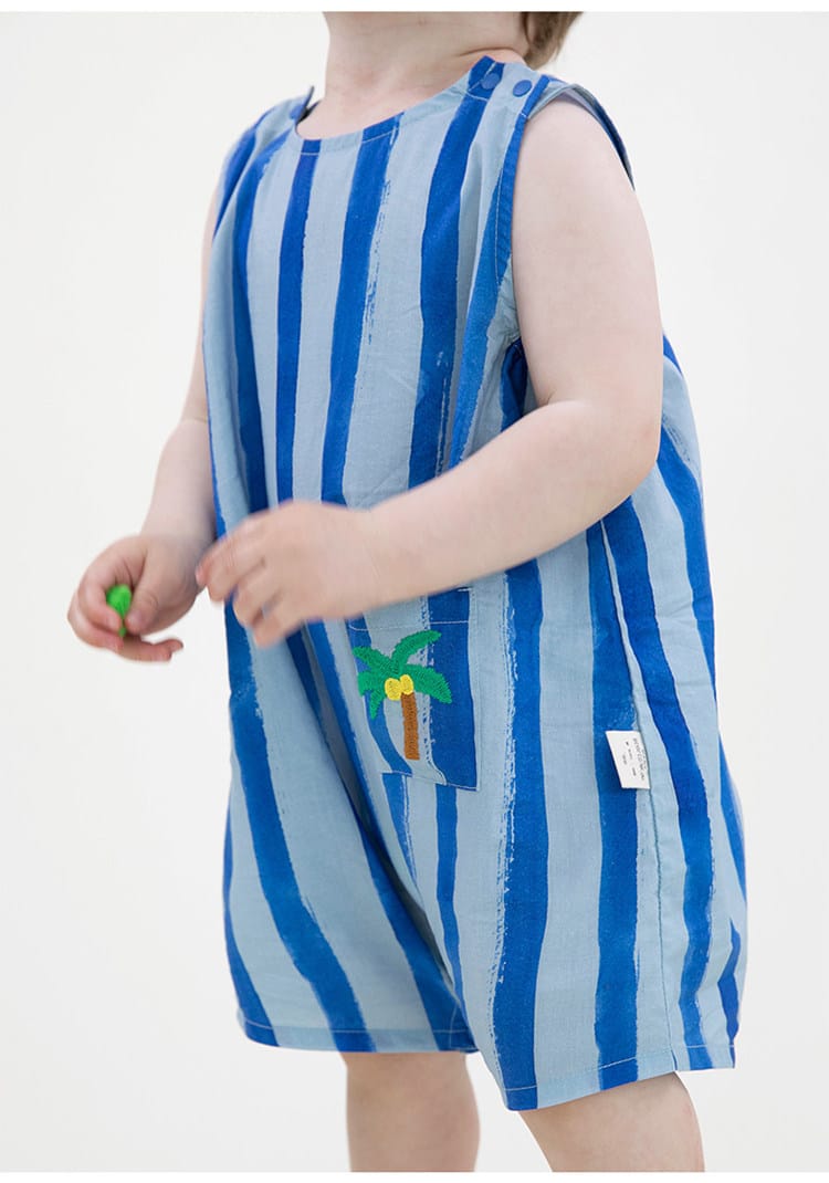 Resort Sleeveless Jumpsuit ノースリーブジャンプスーツ【mh0013090】 RICE & SKY ノースリーブジャンプスーツ