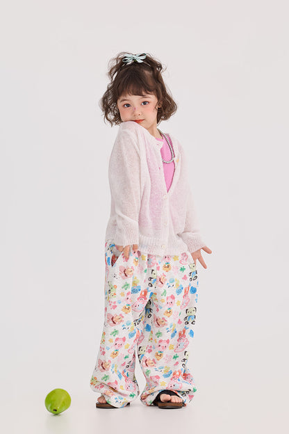 Retro Animal Pattern Wide Leg Pants アニマル プリント ワイドパンツ【mh0012376】 HEY BOOBII
