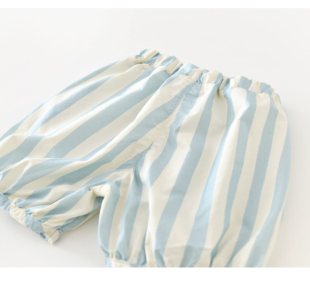 Retro Nautical Shorts ストライプ ショートパンツ【mh0012865】 ABNN ハーフパンツ・ショートパンツ