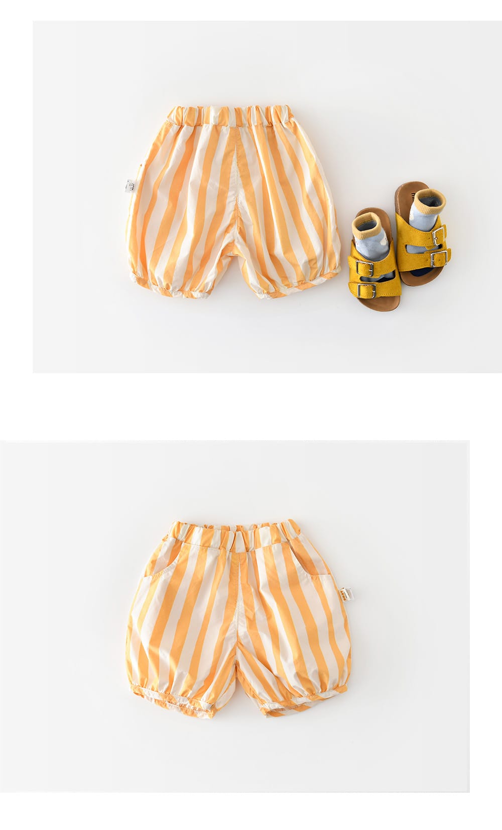 Retro Nautical Shorts ストライプ ショートパンツ【mh0012865】 ABNN ハーフパンツ・ショートパンツ