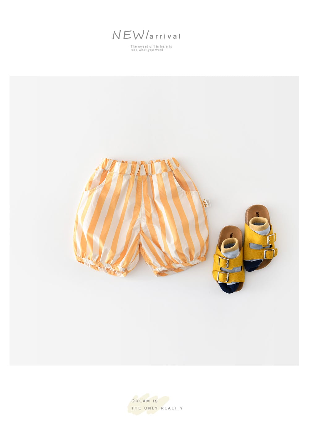 Retro Nautical Shorts ストライプ ショートパンツ【mh0012865】 ABNN ハーフパンツ・ショートパンツ