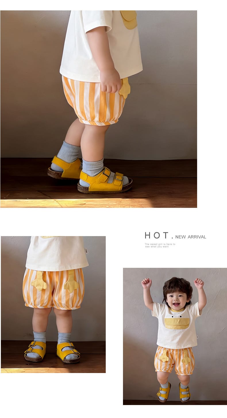 Retro Nautical Shorts ストライプ ショートパンツ【mh0012865】 ABNN ハーフパンツ・ショートパンツ