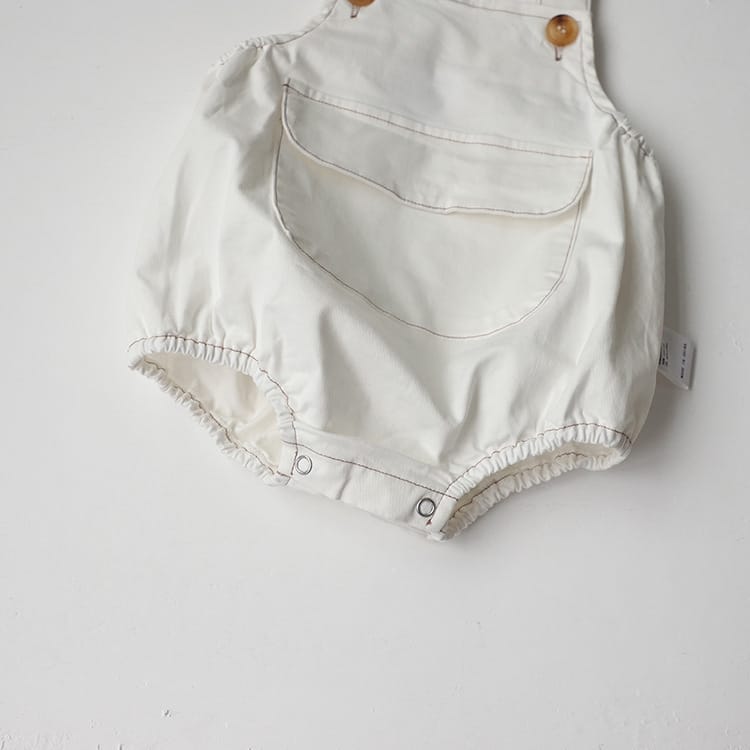Retro Pocket Bib Overalls フロントポケット サロペット【mh0012693】 BBAMMA ノースリーブロンパース