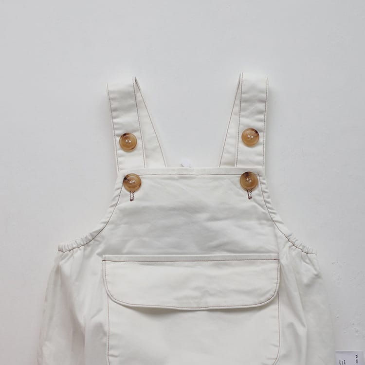 Retro Pocket Bib Overalls フロントポケット サロペット【mh0012693】 BBAMMA ノースリーブロンパース